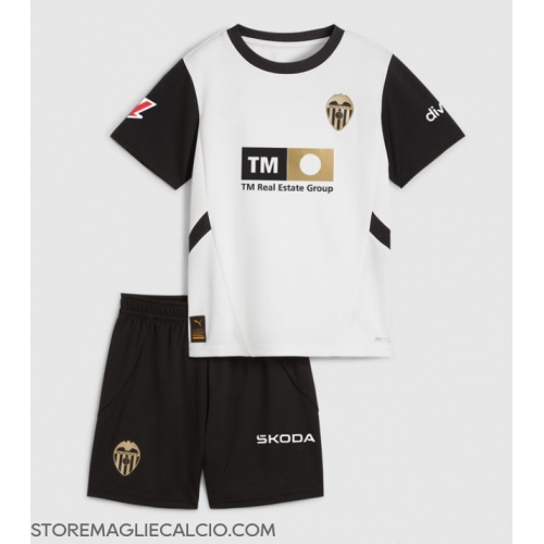 Valencia Maglia Gara Casa Repliche 2024-25 Bambino Maniche Corte Valencia Maglia Gara Casa Repliche 2024-25 Bambino Maniche Corte